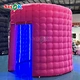 360 photo booth enclosure backdrop